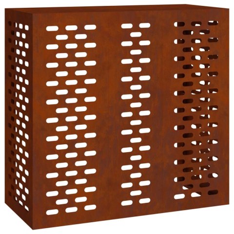 VidaXL Pokrywa do klimatyzatora Rdzawy 110 x 50 x 105 cm