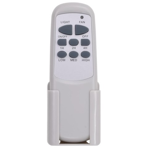 VidaXL Wentylator sufitowy z lampą, 128 cm, brązowy