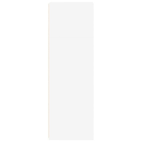 VidaXL Wysoka szafka, biała, 30x41x124 cm, materiał drewnopochodny