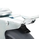 VidaXL 8 skrętnych kółek z otworem na śrubę, 125 mm