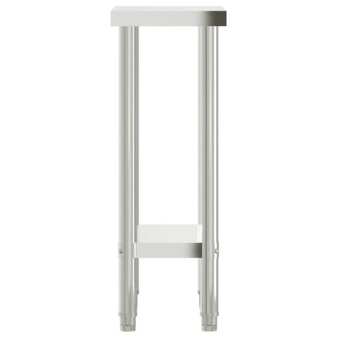 VidaXL Kuchenny stół roboczy, 55x30x85 cm, stal nierdzewna