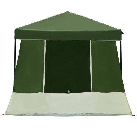ZESTAW NAMIOTÓW KEMPINGOWYCH 2 PCS ZIELONY TAFTA I TKANINA