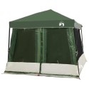 ZESTAW NAMIOTÓW KEMPINGOWYCH 2 PCS ZIELONY TAFTA I TKANINA