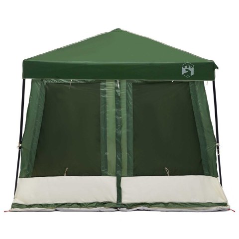 ZESTAW NAMIOTÓW KEMPINGOWYCH 2 PCS ZIELONY TAFTA I TKANINA