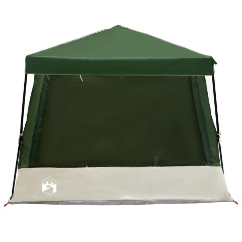 ZESTAW NAMIOTÓW KEMPINGOWYCH 2 PCS ZIELONY TAFTA I TKANINA