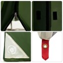 ZESTAW NAMIOTÓW KEMPINGOWYCH 2 PCS ZIELONY TAFTA I TKANINA