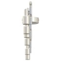 VidaXL Reflektor sufitowy Nikiel 176,5 x 9,5 x 14 cm Stal