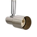 VidaXL Reflektor sufitowy Nikiel 176,5 x 9,5 x 14 cm Stal
