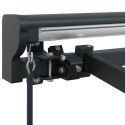 VidaXL Rama manualnej markizy Z regulacją Antracyt 4 × 3,5 m Stal