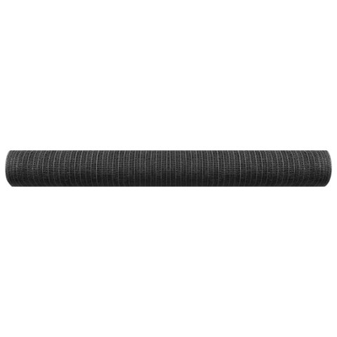 VidaXL Siatka cieniująca, antracytowa, 1,8 x 25 m, HDPE, 75 g/m²