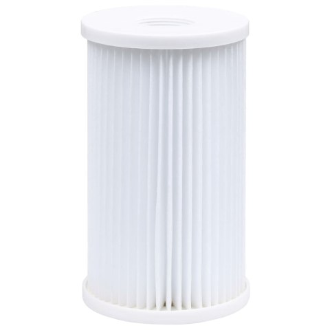 VidaXL Skimmer i pompa z zasilacz, wieszane w basenie, 16 cm, plastik