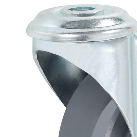 VidaXL Kółka skrętne z otworem na śrubę, 4 szt., 100 mm