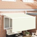 MARKIZA OGRODOWA ZWIJANA KREMOWY 300X200CM POLIESTER I ALUMINIUM