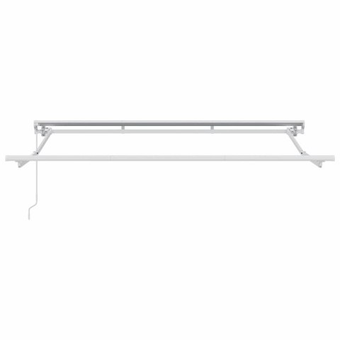MARKIZA OGRODOWA ZWIJANA KREMOWY 300X200CM POLIESTER I ALUMINIUM