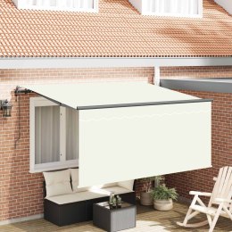VidaXL Markiza zwijana Kremowy 300 x 200 cm tkanina