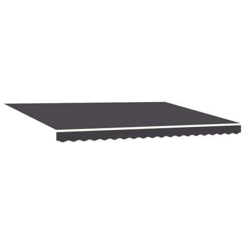VidaXL Ręczny ramowy zewnętrzny markizowy z LED Antracyt 5 × 3,5 m