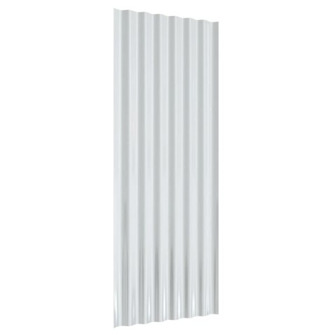 VidaXL Panele dachowe, 12 szt., stal ocynkowana, 100x36 cm