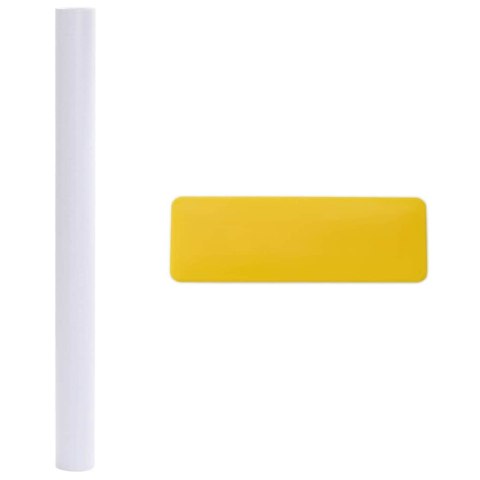 VidaXL Samoprzylepna Folia Okienna Szary matowy 90 x 500 cm PVC