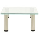 STOJAK POD TV PRZEZROCZYSTY 40X35X17CM SZKŁO HARTOWANE