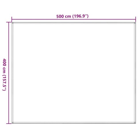 WYKŁADZINA DO NAMIOTU 400X500CM CIEMNOZIELONA HDPE