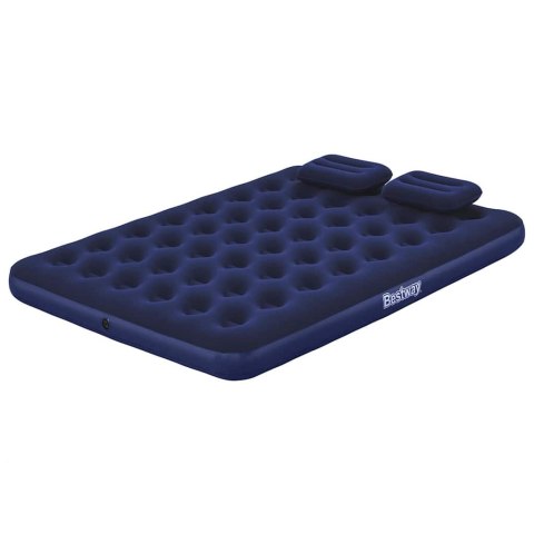 Bestway Materac z poduszkami i pompką, 203 x 152 x 22 cm, 67374