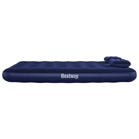 Bestway Materac z poduszkami i pompką, 203 x 152 x 22 cm, 67374