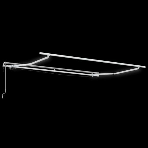 AUTOMATYCZNIE ZWIJANA MARKIZA OGRODOWA Z LED BRĄZOWA 300X250CM