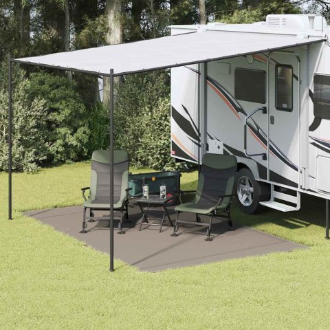 DYWAN POD NAMIOT JASNOSZARY 400X250CM POLIETYLEN