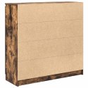 VidaXL Komoda z szufladami Dąb wędzony 100,5x35x98,5 cm Drewno klejone