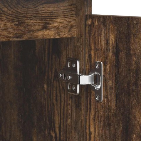 VidaXL Komoda z szufladami Dąb wędzony 100,5x35x98,5 cm Drewno klejone