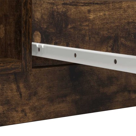 VidaXL Komoda z szufladami Dąb wędzony 100,5x35x98,5 cm Drewno klejone