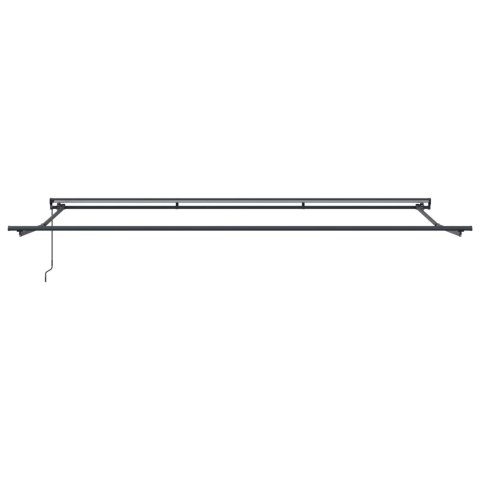 VidaXL Rama markizy bordowy 500 × 300 cm Poliester z powłoką PU