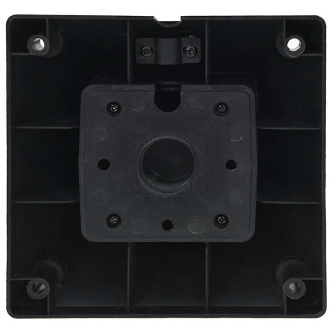 VidaXL Kolumna zasilająca z 4 gniazdami, czarno-zielona, 16x16x39,5 cm