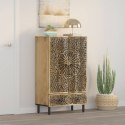 KOMODA 60X33X100 CM LITE DREWNO MANGO RĘCZNIE RZEŹBIONA RETRO SZAFKA STYLOWA