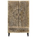 KOMODA 60X33X100 CM LITE DREWNO MANGO RĘCZNIE RZEŹBIONA RETRO SZAFKA STYLOWA