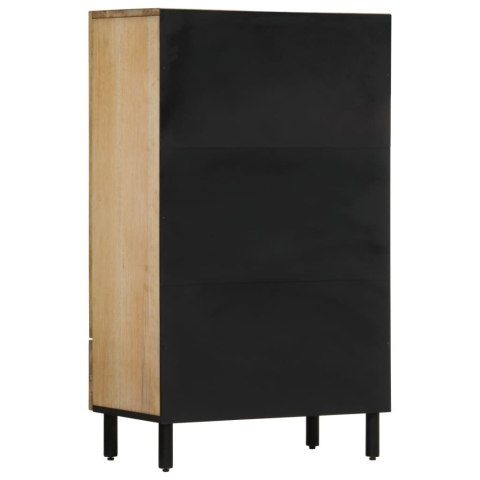 KOMODA 60X33X100 CM LITE DREWNO MANGO RĘCZNIE RZEŹBIONA RETRO SZAFKA STYLOWA