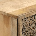 KOMODA 60X33X100 CM LITE DREWNO MANGO RĘCZNIE RZEŹBIONA RETRO SZAFKA STYLOWA