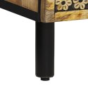 KOMODA 60X33X100 CM LITE DREWNO MANGO RĘCZNIE RZEŹBIONA RETRO SZAFKA STYLOWA