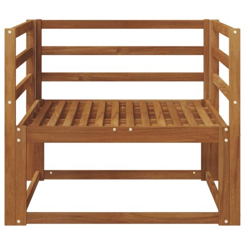 VidaXL Środkowa sofa ogrodowa Lite Drewno Akacji Naturalny