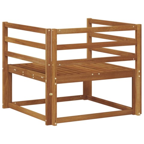 VidaXL Środkowa sofa ogrodowa Lite Drewno Akacji Naturalny