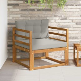 VidaXL Środkowa sofa ogrodowa Lite Drewno Akacji Naturalny