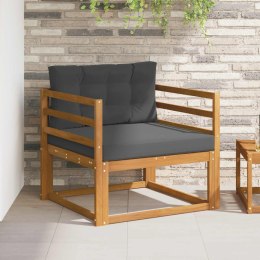 VidaXL Środkowa sofa ogrodowa Lite Drewno Akacji Naturalny