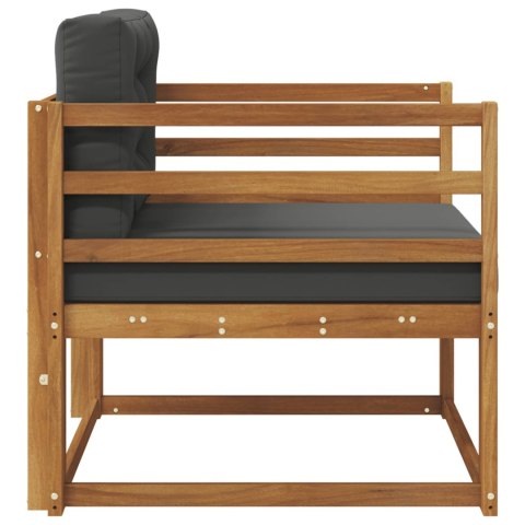 VidaXL Środkowa sofa ogrodowa Lite Drewno Akacji Naturalny
