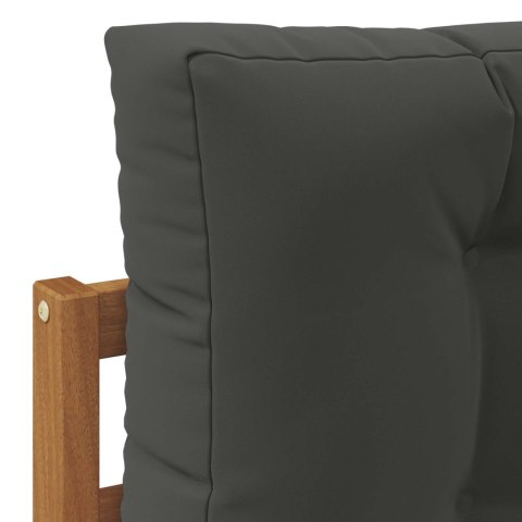 VidaXL Środkowa sofa ogrodowa Lite Drewno Akacji Naturalny
