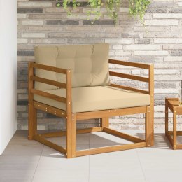 VidaXL Środkowa sofa ogrodowa Lite Drewno Akacji Naturalny