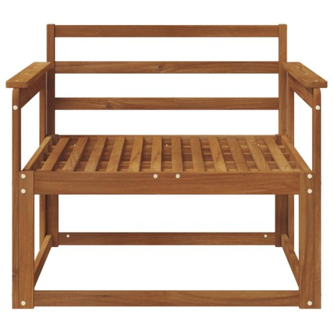 VidaXL Środkowa sofa ogrodowa Lite Drewno Akacji Naturalny