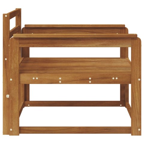 VidaXL Środkowa sofa ogrodowa Lite Drewno Akacji Naturalny