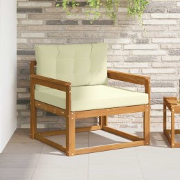 VidaXL Środkowa sofa ogrodowa Lite Drewno Akacji Naturalny