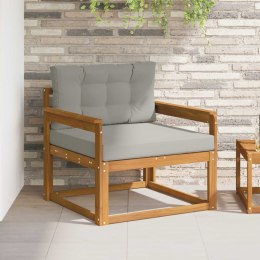 VidaXL Środkowa sofa ogrodowa Lite Drewno Akacji Naturalny