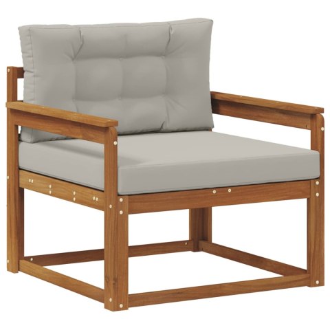VidaXL Środkowa sofa ogrodowa Lite Drewno Akacji Naturalny